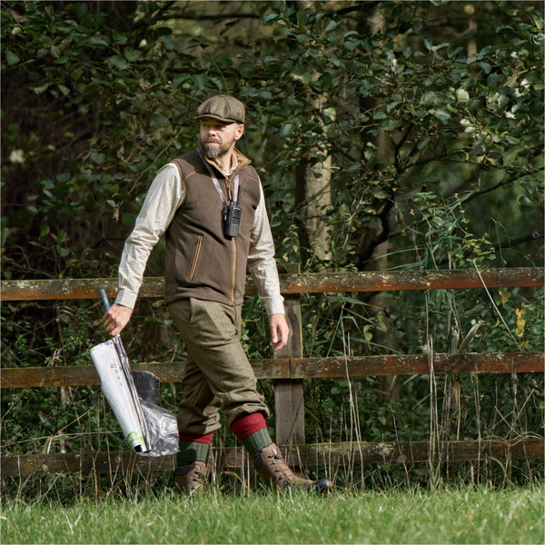 2026 Harkila Homme Sandhem 200 Gilet 10084 - Demitasse Brown